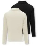 Rollkragenshirt KIDS ONLY "KOGLELA L/S ROLLNECK TOP 2-PACK JRS", M&auml;dchen, Gr.