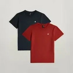 T-Shirt G-STAR "KIDS, T-Shirt ss regular 2PK", Jungen, Gr. 6 (116), bunt (lt...