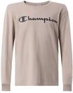 Champion Langarmshirt "SPORTWEAR LONG SLEEVE Standard Fit" Langarmdesign, aus