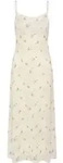 Midikleid KAFFE "Damen Kleid KAblair", Damen, Gr. M, N-Gr, wei&szlig; (chalk, braun