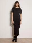 Apricot Midikleid "Plissiertes Kleid mit R&uuml;schen" mit Raffungen