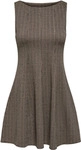 ONLY Minikleid "ONLAZURA S/L WAIST DRESS JRS" Materialmix, regular fit