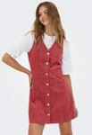 ONLY Cordkleid "ONLMOXIE S/L BUT CORD DRESS CC PNT" Baumwolle, regular fit
