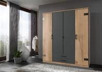 Wimex Kleiderschrank "Cork, mit oder ohne Spiegel, rustikaler Look im Industrial