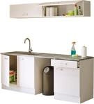 Flex-Well K&uuml;chenzeile "LUCCA, 6-teilig, Hauswirtschaftsraum, Hobbyraum, K&uuml;che,