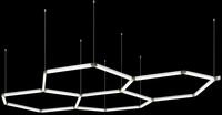 GLOBO LIGHTING Deckenleuchte "HONEYCOMB", wei&szlig;, 1, H: 2cm, 1 Stk., Leuchten,...