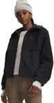 Sweatshirt UNDER ARMOUR "W BASECAMP FLEECE FZ", Damen, Gr. L, schwarz (schwarz,