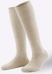 Kompressionsstr&uuml;mpfe W&Auml;SCHEPUR, Damen, Gr. 2/39, beige, 60% Baumwolle, 28%