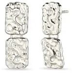 Paar Ohrstecker ELLI "Ohrringe Ohrstecker Rechteck 925 Sterling Silber" Gr. 26,
