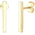 Paar Ohrstecker ELLI "Ohrringe Stab Geo Minimal Trend 925 Silber" Gr. 16, gold,