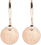 Paar Ohrh&auml;nger ELLI "Ohrh&auml;nge Pl&auml;ttchen Kreis Matt Schmuck Geschenk 925...