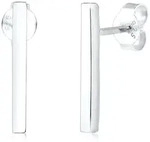 Paar Ohrstecker ELLI "Ohrringe Stab Geo Minimal Trend 925 Silber" Gr. 16,...