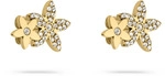 Paar Ohrstecker TAMARIS "Schmuck Geschenk Edelstahl Bl&uuml;ten-Ohrstecker Glitter