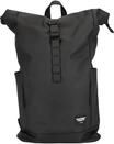 Sportrucksack WEATHER REPORT "Bronze", schwarz, Rucks&auml;cke, B/H/T: 29cm, Lederimitat,