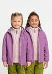 3-in-1-Funktionsjacke JACK WOLFSKIN "ICELAND 3IN1 JKT K", Jungen, Gr. 104, lila