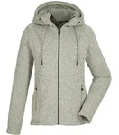 Fleecejacke KILLTEC "KOW 41 WMN KNTFLC JCKT", Damen, Gr. 38, grau (graugr&uuml;n),