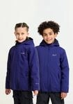 Outdoorjacke JACK WOLFSKIN "GO GLOW JKT K", Jungen, Gr. 104, blau (glowink),