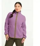 Fleecejacke JACK WOLFSKIN "LITE CURL FZ W", Damen, Gr. XS (34), vividorchid,