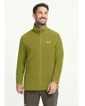 Fleecejacke JACK WOLFSKIN "TAUNUS 100 FZ M", Herren, Gr. M, gr&uuml;n (khaki gr&uuml;n),