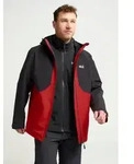 3-in-1-Funktionsjacke JACK WOLFSKIN "STONETRAIL 3IN1 JKT M", Herren, Gr. S, rot