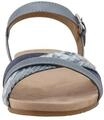 Mules TOM TAILOR "Tom Tailor Flat Sandals - Mules", Damen, Gr. 36, blau, Schuhe