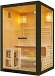 Sanotechnik Sauna "PANORAMA black"