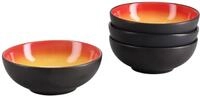 CreaTable Sch&uuml;ssel "Hot, Smoothie Bowl 4-tlg." 4 aus Steinzeug Moderne Coupeform,