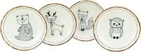 CreaTable M&uuml;slischale "Freunde des Waldes, Schale 18,5 cm, 4-tlg." 4 aus Steinzeug