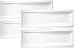 Villeroy & Boch Servierplatte "Antipastiteller NewWave 42 x 15 cm 4er Set wei&szlig;"