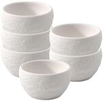 Villeroy & Boch Eierbecher "Eierbecher Manufacture Rock Blanc &oslash; 4,8 cm 6er Set