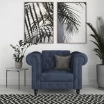 Dorel Home Chesterfield-Sessel "Felix" mit R&uuml;ckenlehne 3-fach verstellbar,...