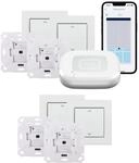 HOMEMATIC IP Smart-Home-Zubeh&ouml;r "Starter Set Rollladensteuerung f&uuml;r 4...