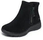 Winterboots SKECHERS "EASY GOING-", Damen, Gr. 37, schwarz (schwarz unifarben),