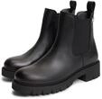 Chelseaboots TOMMY JEANS "TJW CLEATED CHELSEA BOOTS", Damen, Gr. 35, schwarz,