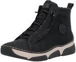 Winterboots RIEKER, Damen, Gr. 36, schwarz, Lederimitat, Schuhe Winterboots,
