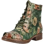 Schn&uuml;rstiefelette LAURA VITA "LAURA VITA Stiefelette Leder/Textil", Damen, Gr....