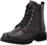 Schn&uuml;rstiefelette REMONTE, Damen, Gr. 36, braun (dunkelbraun), Leder, Schuhe