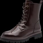 MARCO TOZZI Schn&uuml;rstiefelette Blockabsatz, Schn&uuml;rboots in veganer Verarbeitung