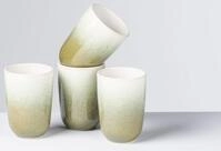 gipfelst&uuml;ck Becher "Flussufer" au&szlig;ergew&ouml;hnlicher, visueller Farbverlauf, 350 ml,