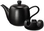 Seltmann Weiden Teekanne "Kanne mit St&ouml;vchen Liberty Velvet Black 1,6 l schwarz" 1