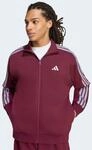 Trainingsanzug ADIDAS SPORTSWEAR "3-STREIFEN FLEECE", Herren, Gr. XL, rot (team