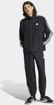 Trainingsanzug ADIDAS SPORTSWEAR "3-STREIFEN WOVEN", Herren, Gr. S, schwarz-wei&szlig;