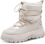 Tamaris Winterstiefelette Winterboots, Snowboots mit aufgesetzter Schn&uuml;rung