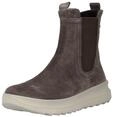 Stiefelette LEGERO "Legero Stiefelette Veloursleder", Damen, Gr. 40, grau,