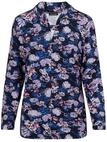 GOLDNER Print-Shirt "Kurzgr&ouml;&szlig;e Knotenshirt mit Stehkragen" raffinierte