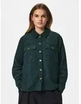pieces Hemdbluse "PCEFFI LS SHIRT WVN NOOS" Materialmix, loose fit