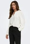 ONLY Blusenshirt "ONLMINNA L/S TOP JRS" Kunstfaser, regular fit