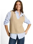 Pullunder TOM TAILOR "Regular", Damen, Gr. XXL, beige (gravel beige melange),...