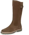 Stiefel CAPRICE, Damen, Gr. 42, Normalschaft, braun, Veloursleder, Schuhe Stiefel,