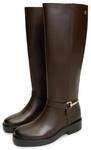 Tommy Hilfiger Stiefel "TH STUD LEATHER KNEE RIDING BOOT" Blockabsatz,